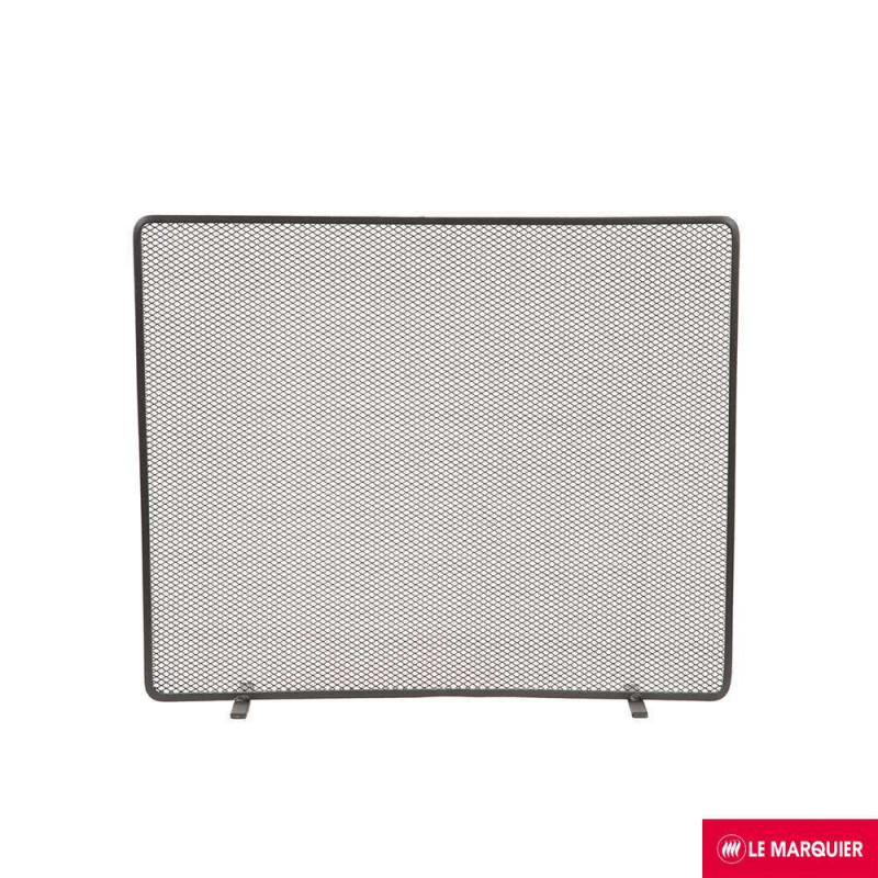 Pare-feu 1 volet L60cm H50cm acier trempé peint