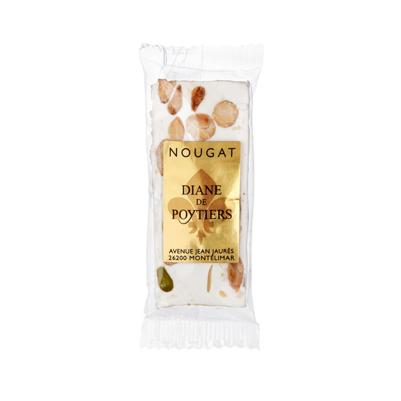 Barre nougat blanc 40g
