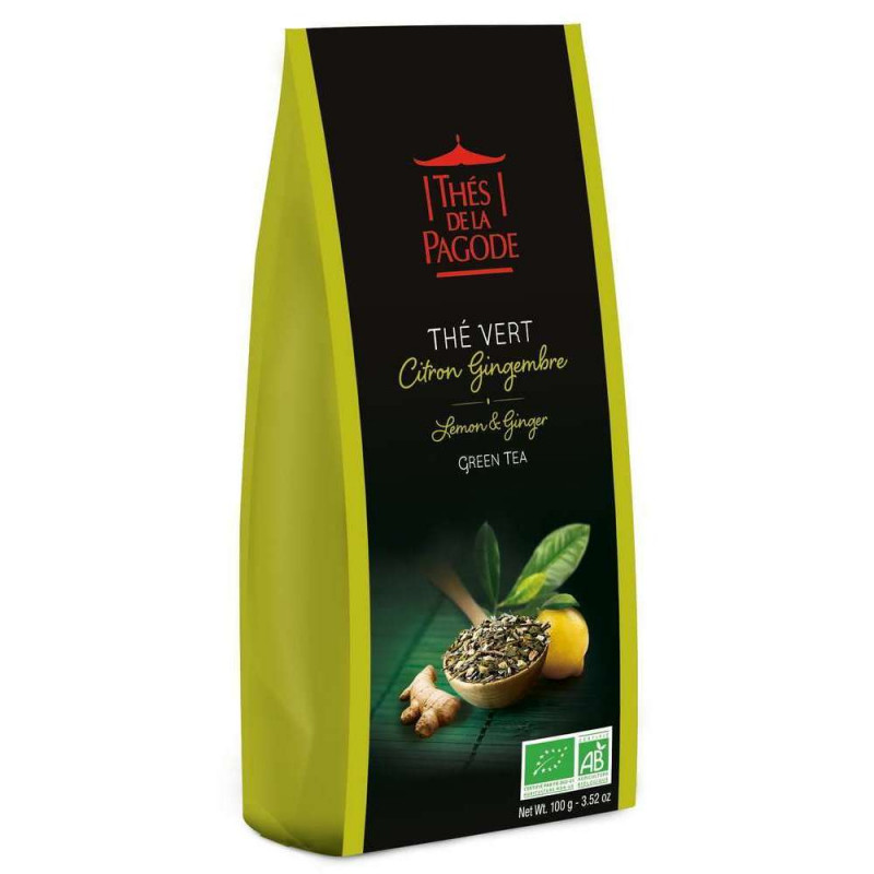 Thé vert  - Citron gingembre bio 100g