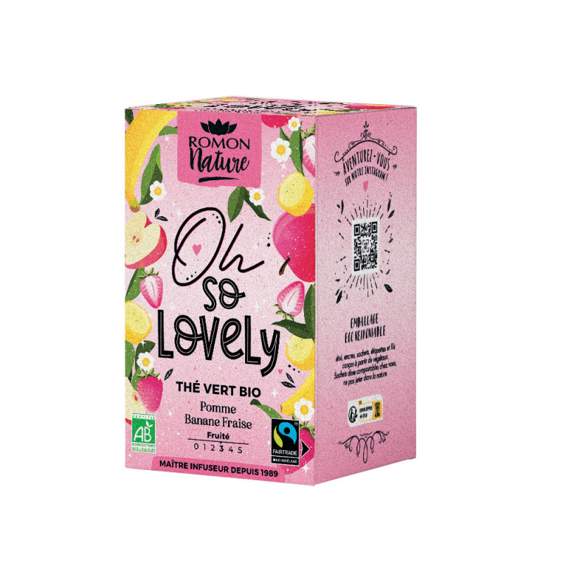 Thé vert bio Oh so lovely - 16 sachets