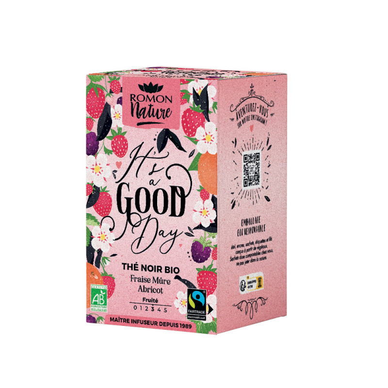 Thé noir bio It's a good day - 16 sachets