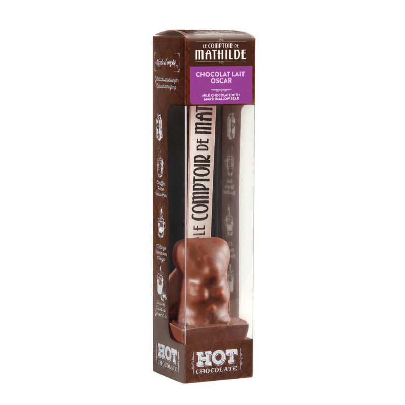 Cuillère 'Hot Chocolate', chocolat au lait et ours