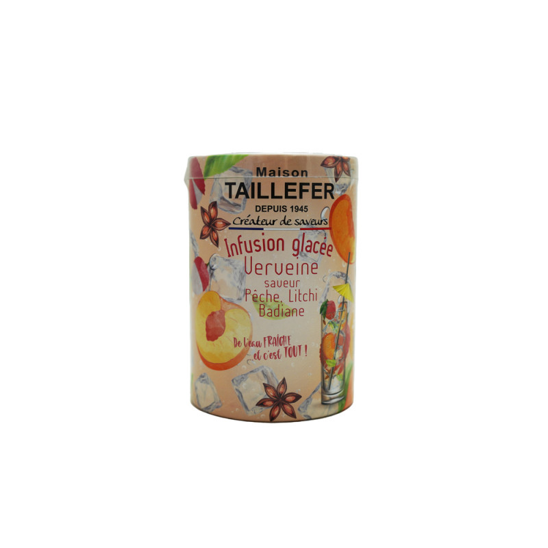 Infusion glacée verveine - Saveur pêche litchi bad