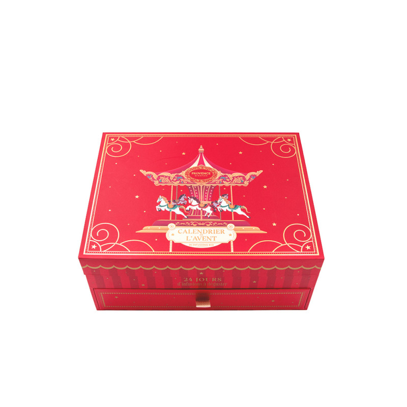 Calendrier de lAvent carrousel - 24 infusions bio
