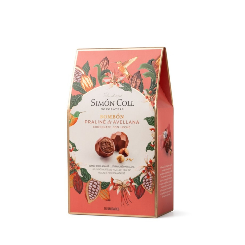 Coffret de chocolats pralinés au lait noisette - 1