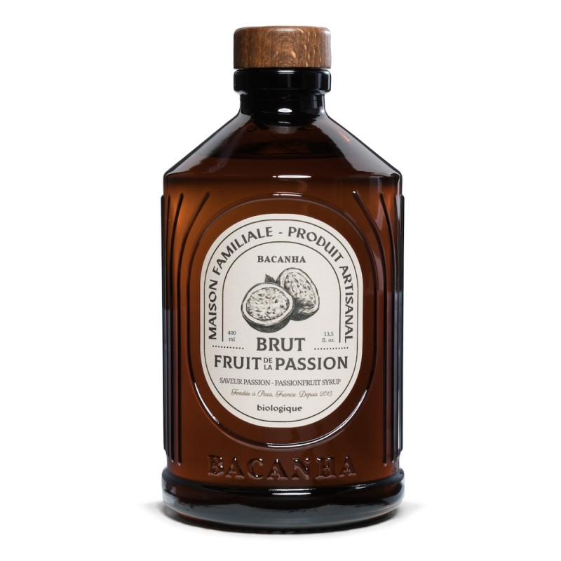 Sirop de fruit de la passion brut bio - 400ml
