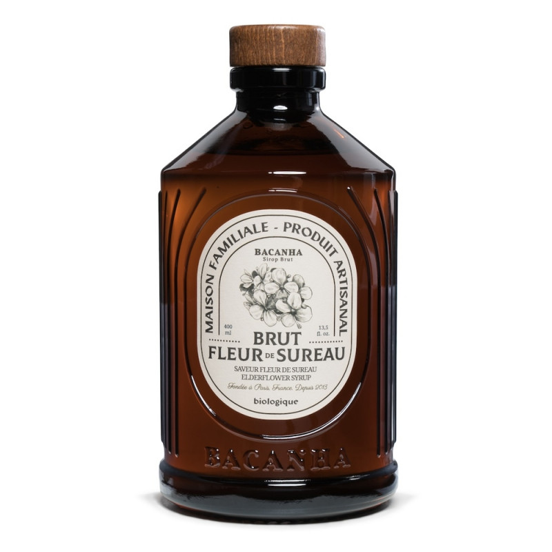 Sirop de fleur de sureau brut bio - 400ml