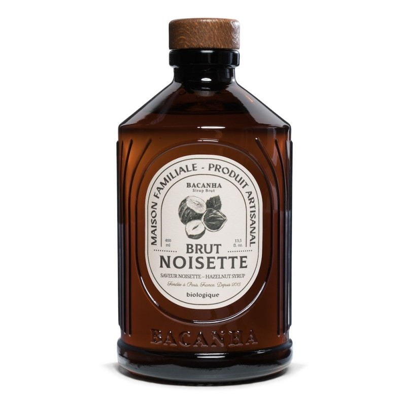 Sirop brut saveur noisette bio 40cl