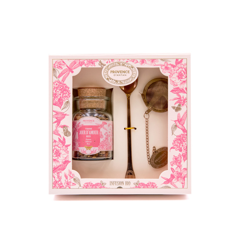 Coffret d'infusions bio ''Jour d'amour'', en vrac