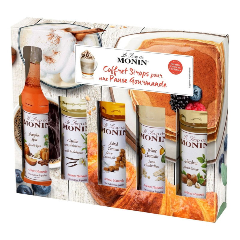 Coffret sirops Monin pour une pause gourmande - 5x