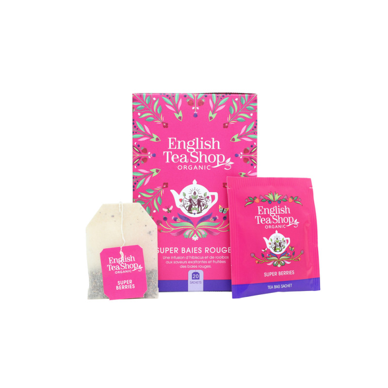 Infusion bio aux baies rouges - 20 sachets