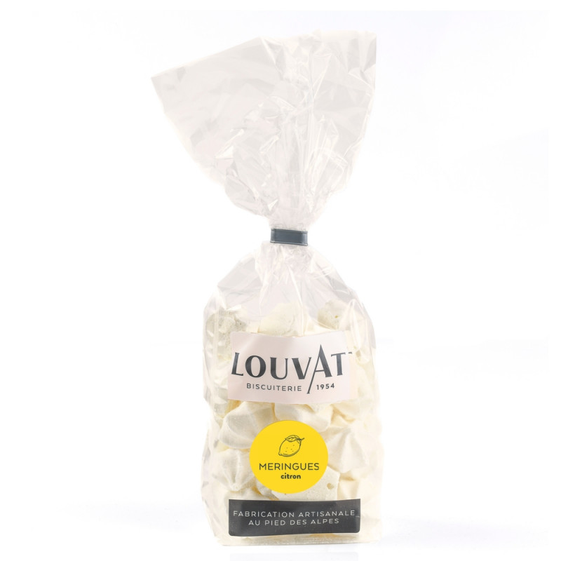 Meringues, saveur citron - 50g