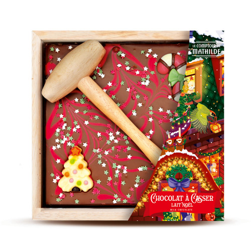 Chocolat au lait à casser, édition Noël - 350g