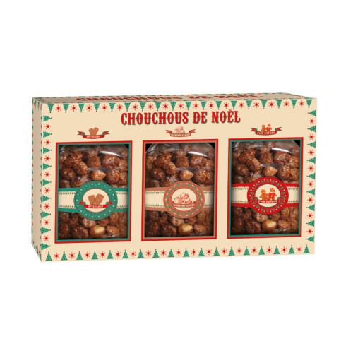 Coffret assortiment chouchous de Noël - 3x100g