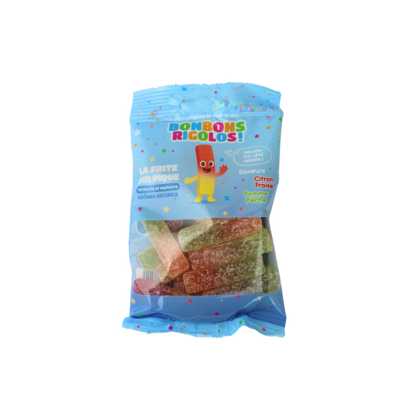 Bonbons, frites acidulées 100g
