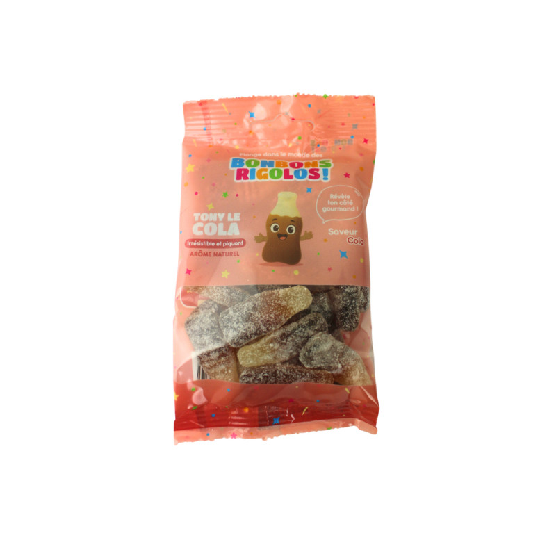 Bonbons, cola acidulés 100g