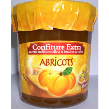 Confiture au miel, le pot de 375g - Abricots