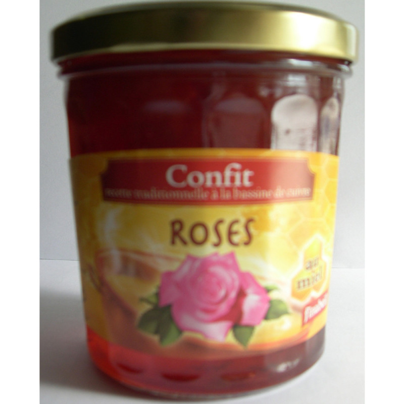 Confiture de rose, le pot de 375g