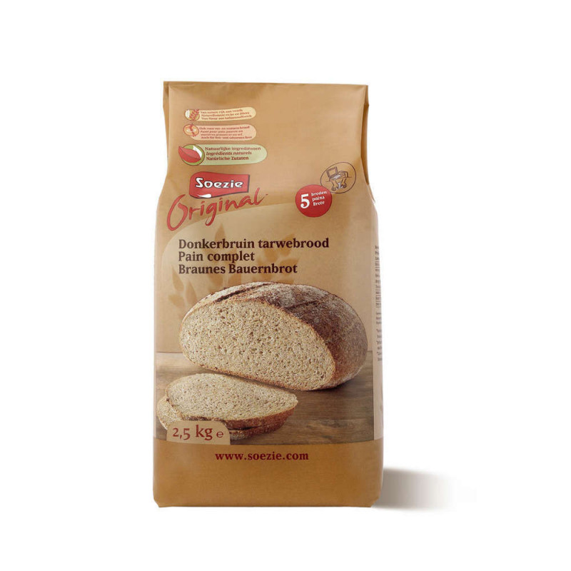 Farine pour pain blanc complet, 2,5kg