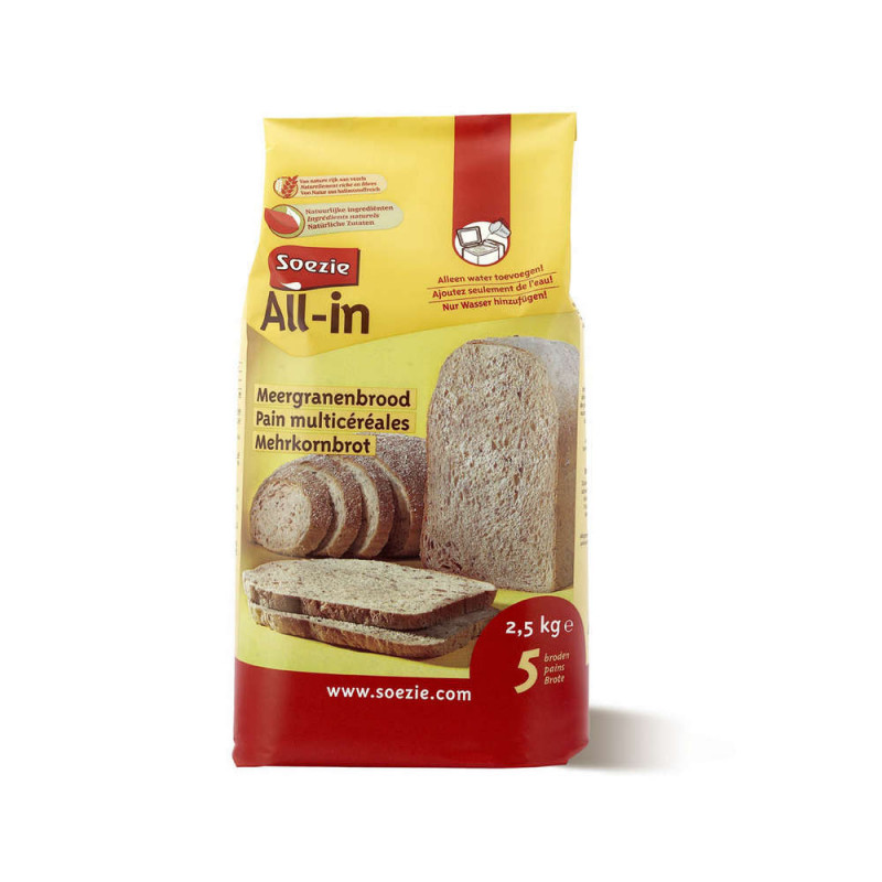 Farine All-In pour pain multicéréales : 2,5kg