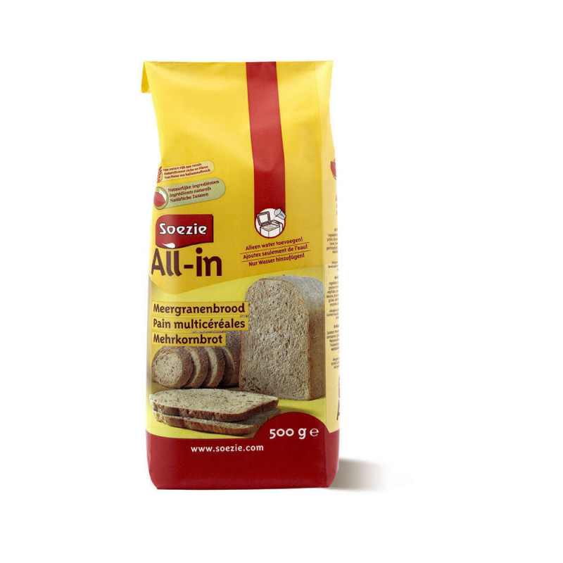 Farine All-In pour pain multicéréales : 500g