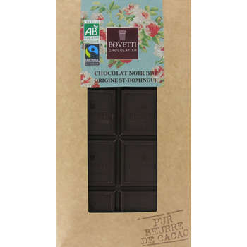 Tablette bio chocolat noir: Saint-Domingue