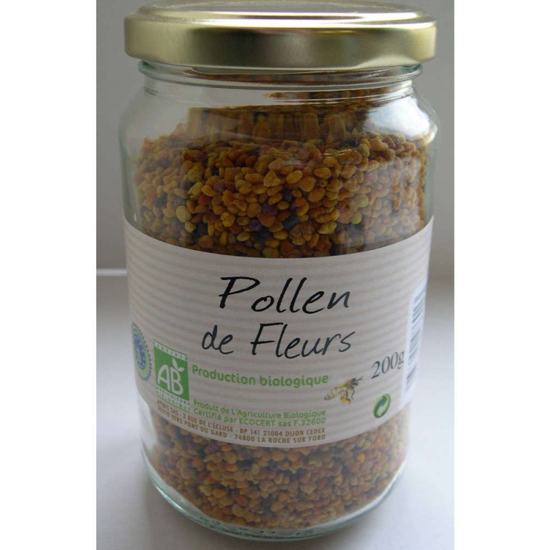 Pollen de fleurs bio 220gr