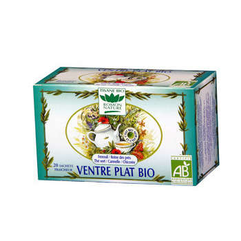 Ventre plat bio nature: boîte de 20 sachets