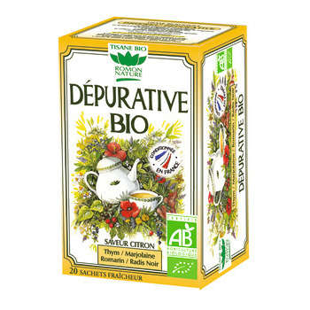 Boîte de tisane dépurative bio - 20 sachets