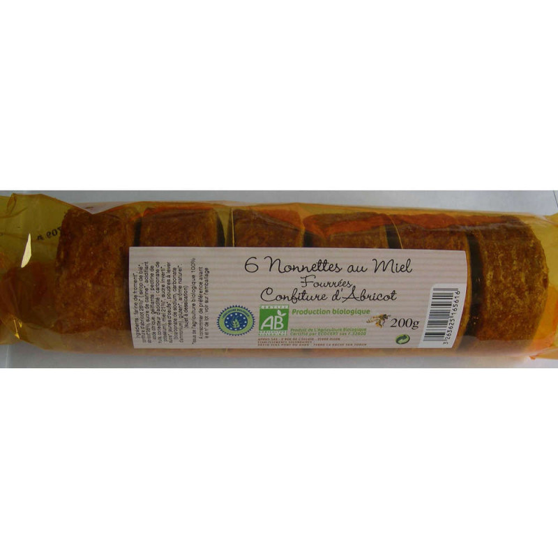 Nonnettes au abricot bio 200gr