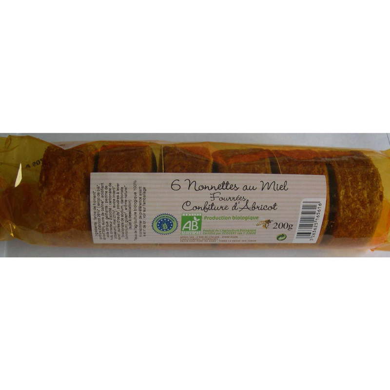 Nonnettes aux abricots bio :200g