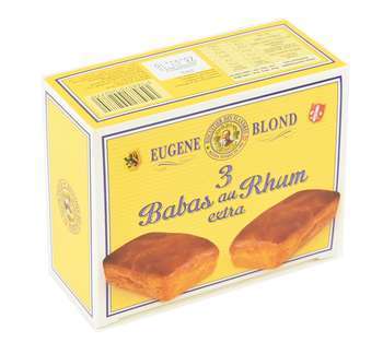 Babas au rhum x 3, dans etui 240g