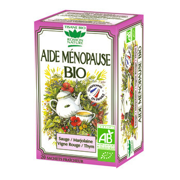 Boîte de tisane bio, aide pendant la ménopause - 2