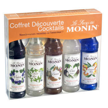 Coffret sirops cocktails : 5x5cL