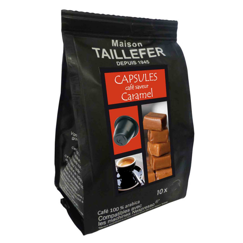 Café au caramel : 10 capsules