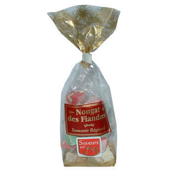 Nougat tendre aux amandes (parfum panaché), sachet