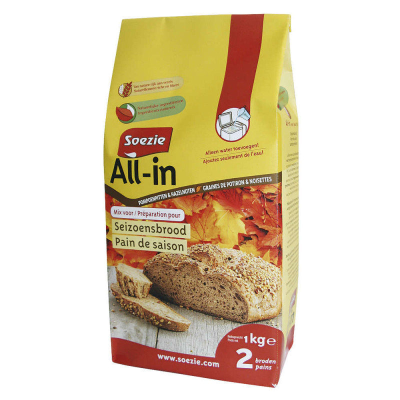 Préparation All-In pour pain de saison, 1kg