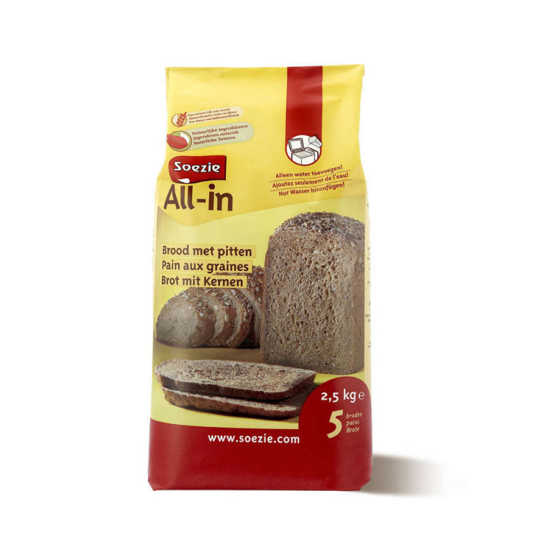 Farine All-In pour pain aux graines, 2,5kg