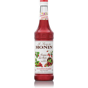 Sirop Monin : fraise des bois, 70cL