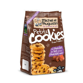 Petits cookies from France,chocolat lait/noir