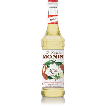 Sirop litchi Monin : bouteille, 70cl