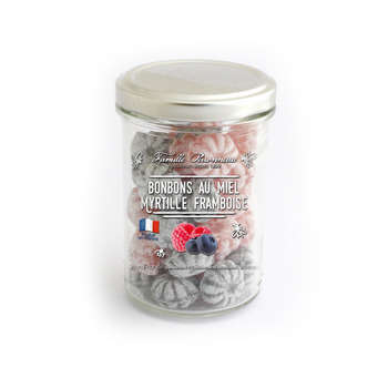 Bonbons au miel : framb/myrtille, 150g