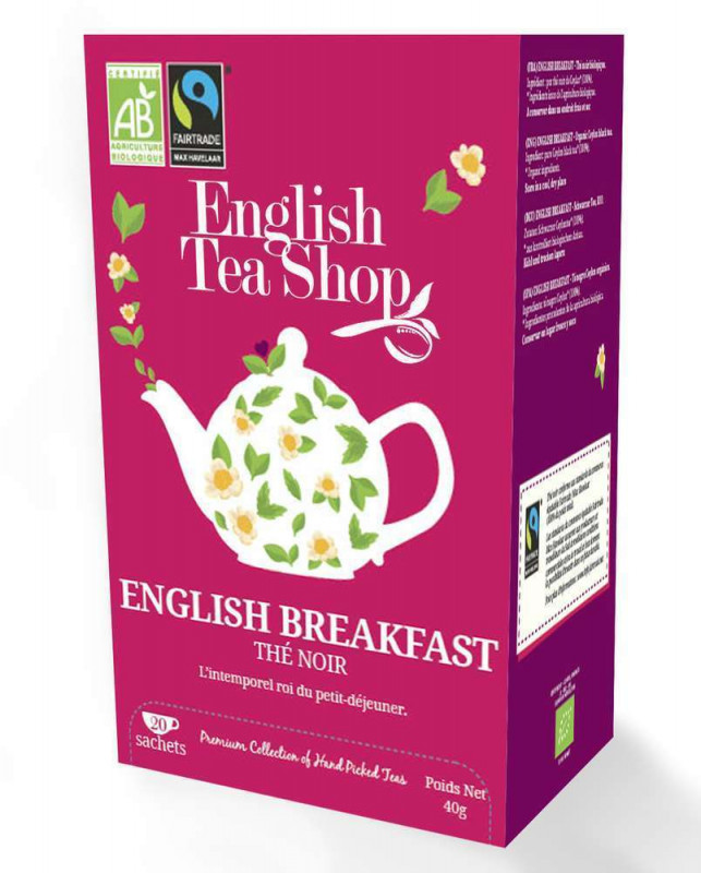 Thé noir bio 'English Breakfast' - 20 sachets