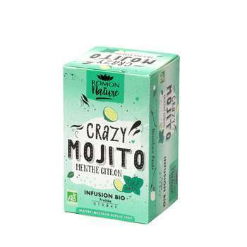 Tisane Crazy Mojito Bio - Boite de 16 sachets