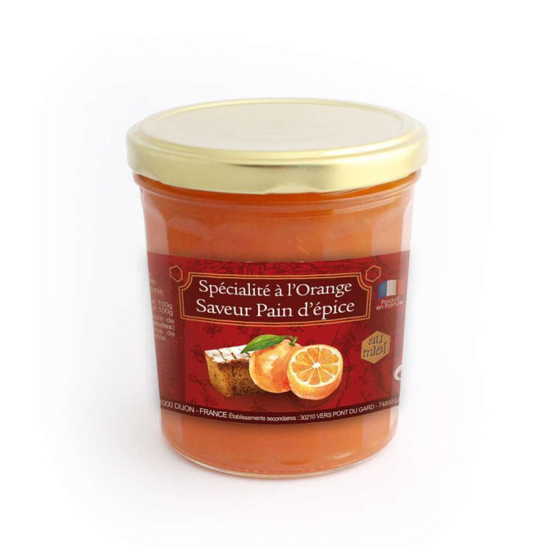 Confiture spécialité à l'Orange -Pain d'épice