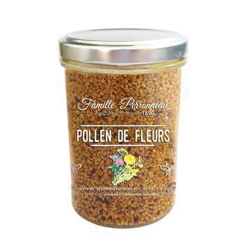 Pollen de fleurs pot en verre 120 g