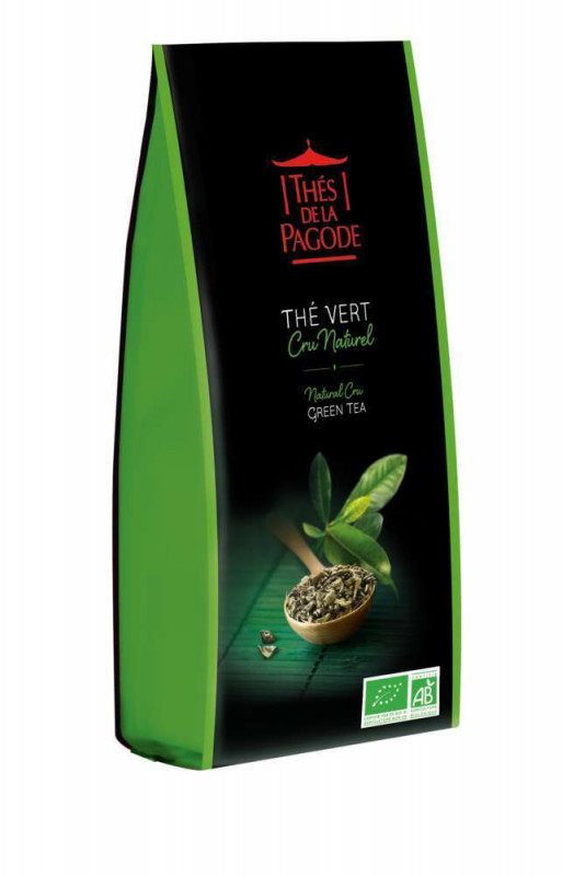 Thé vert cru naturel bio 100g