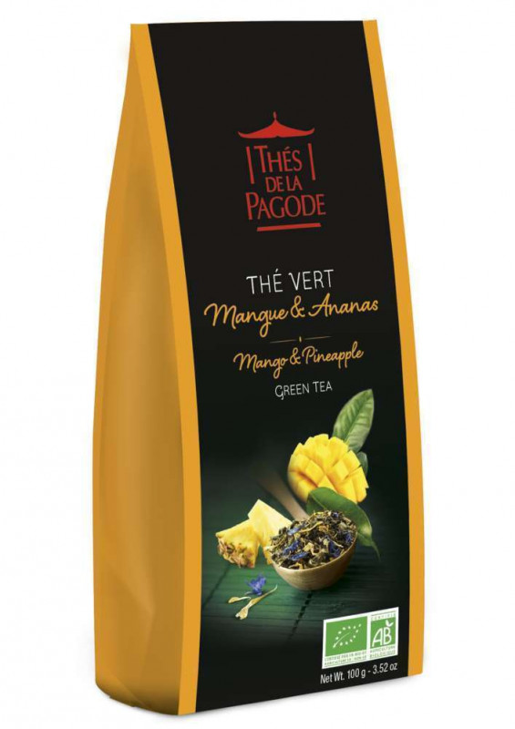 Thé vert Mangue & Ananas bio 100g