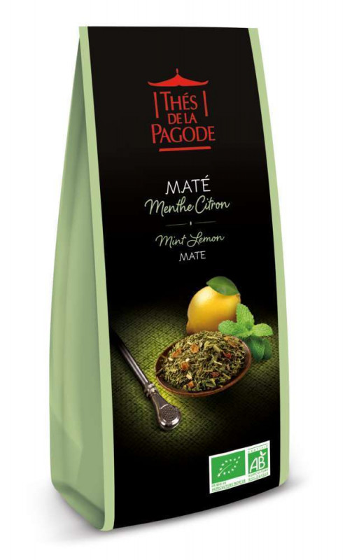 Thé Maté menthe citron bio 100g