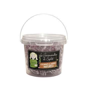 Petit seau bonbons Violettes 120 g